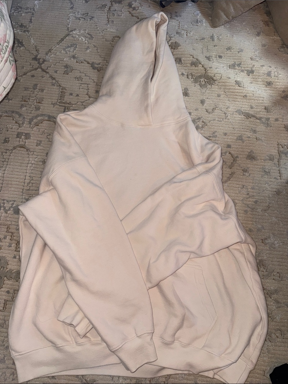 Pacsun Cream Oversized Hoodie
